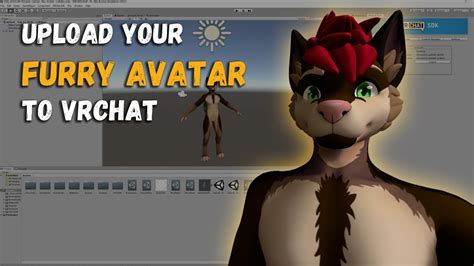 How To Upload Your Vrchat Furry Avatar In Unity Youtube