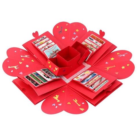 Surprise gift gift box logo design. Surprise Gift Box Explosion with optional DIY Accessories ...