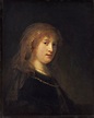 REMBRANDT Saskia van Uylenburgh, the Wife of the Artist. Begun 1634/ ...