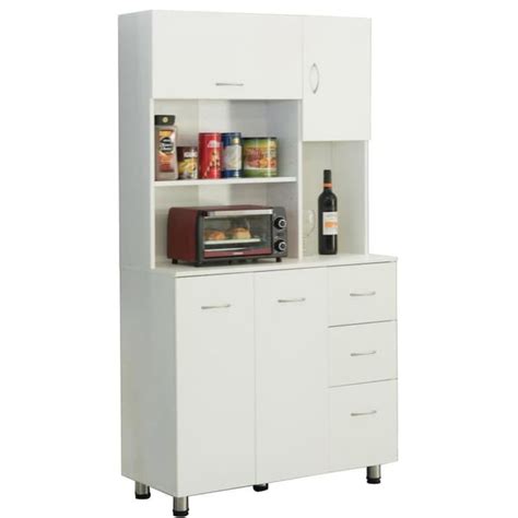 Basicwise Kitchen Pantry Storage Cabinet In The Dining And Kitchen