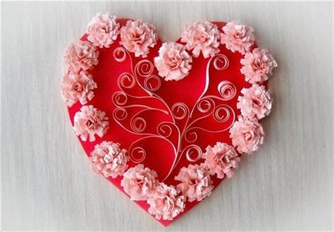Paper Quilling Card For Valentines Day Creative Art And Craft Ideas