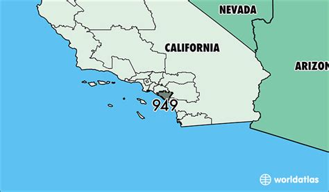 Where Is Area Code 949 Map Of Area Code 949 Irvine Ca Area Code