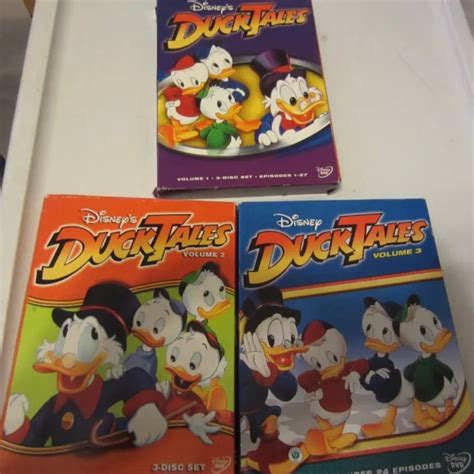 Duck Tales Complete Series Vol 1 2 And 3 Dvd Disney 25th Anniversary Set