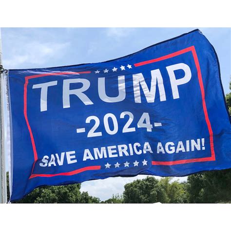 trump 2024 save america again flag 3 x 5 ft outdoor banner
