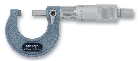 Buy Mitutoyo 0 25 Mm Outside Micrometer 103 129 0001 Mm Online In