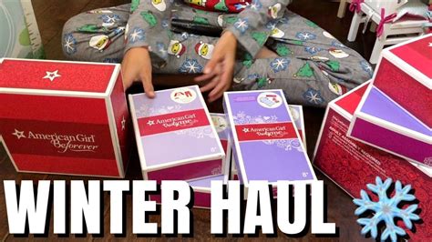 Huge American Girl Doll Winter Haul Youtube