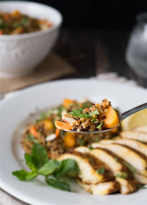 57 boneless, skinless chicken breast recipes to make for dinner tonight. Moroccan Baked Chicken Breast + Quinoa Salad - Easy Peasy ...