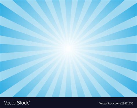 Sun Rays Abstract Blue Rays Background Royalty Free Vector