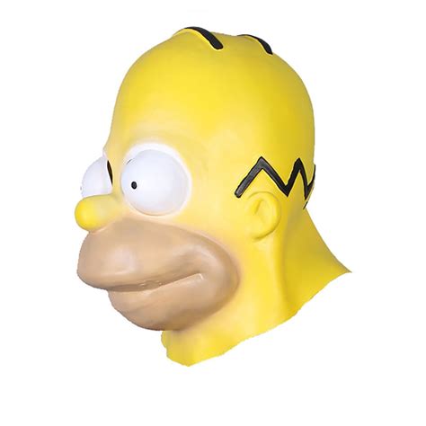 Unglücklicherweise Ländlich Medizin Homer Simpson Latex Mask Sui Hand
