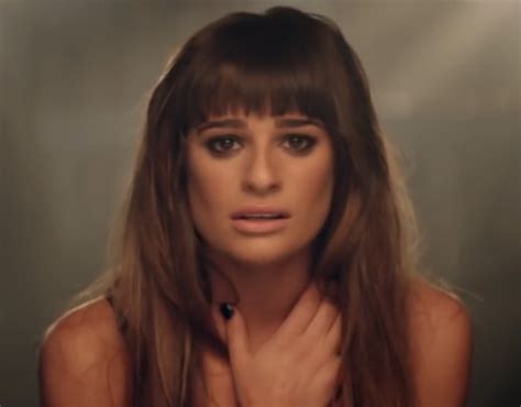 Lea Michele Estrena El V Deo De Cannonball Cromosomax