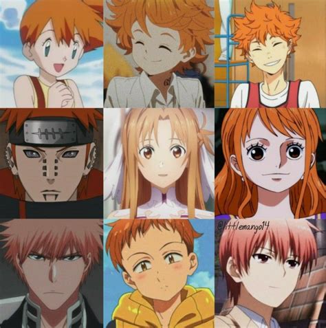 Orange Hair Anime Characters🧡 Anime Papel De Parede Naruto Naruto