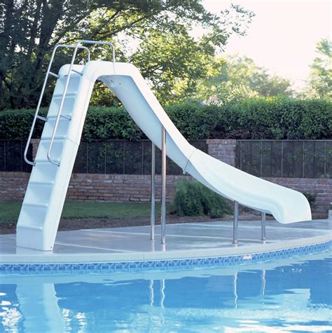 Inground Pool Options From Stairs To Sliding Boards And More
