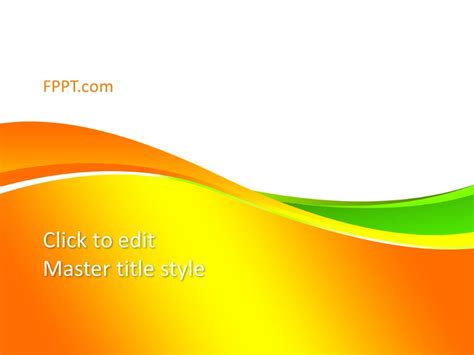 Free Background Orange PowerPoint Template Free PowerPoint Templates