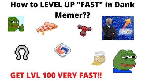 How To Level Up Fast In Dank Memer Youtube