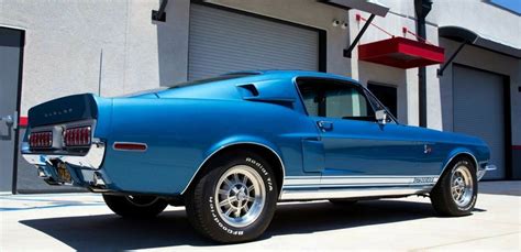 1968 Shelby Gt500 Kr 4 Speed Acapulco Blue Classic Shelby 1968 For Sale