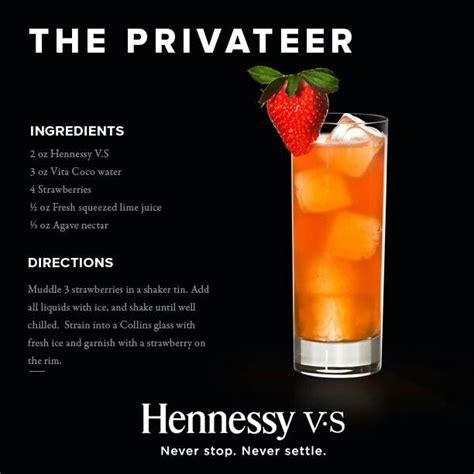 Hennessy Us On Twitter Hennessy Drinks Mixed Drinks Recipes Drinks Alcohol Recipes