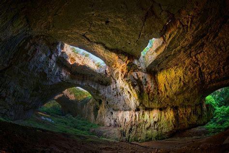 Huge Devetashka Cave Bulgaria World For Travel