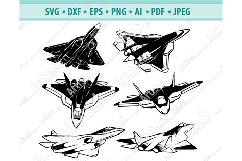 Jet Fighter Svg Stealth Jet Fighter Png Air Force Dxf Eps 523102