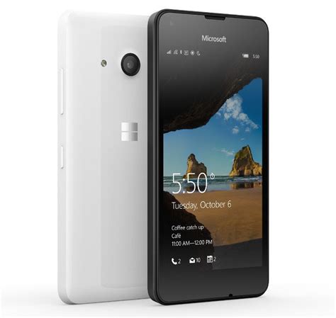 Microsoft Nokia Lumia 550 White 4g Unlocked Smartphone Windows 10 New