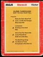 Glenn Yarbrough - Baby The Rain Must Fall 1965 RCA A32 8-track tape