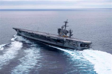 crazy carrier watch the uss abraham lincoln turn on a dime on the open seas the national interest