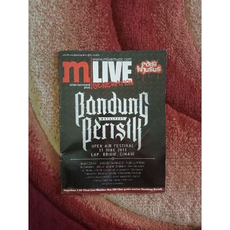 Jual Majalah M Live Edisi Bandung Berisik 2011 Rare Item Shopee