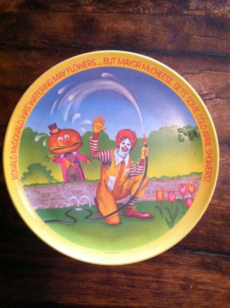 1970s Mcdonalds Plate Handmade Handmade Ts Etsy