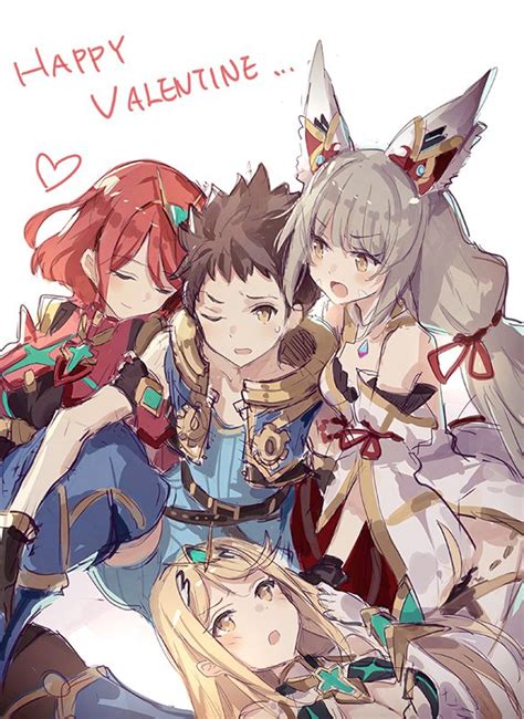 Pyra Mythra Nia Rex And Nia Xenoblade Chronicles And More Drawn By Asuka Louyun Danbooru