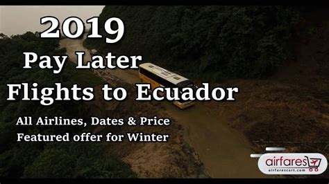 Flights To Ecuador Youtube