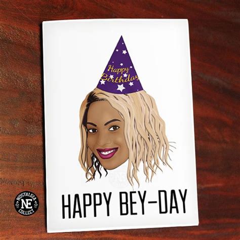 Happy Bey Day Funny Birthday Card For Girlfriend Or Bff B Day