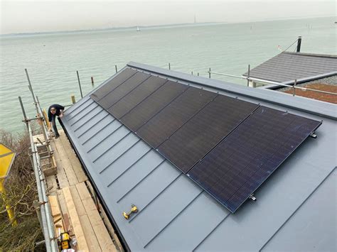 Domestic Solar Panel Install Gurnard Isle Of Wight Island Renewables