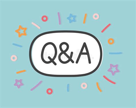 Qanda Questions And Answers Concept Stock Vector Illustration Of Solve