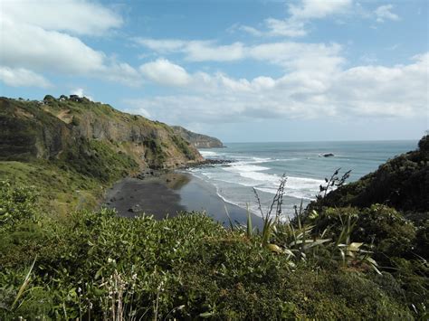 Black Sand Beach Muriwai New Zealand