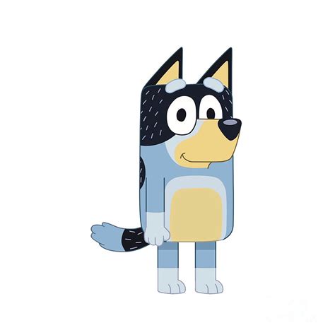 Bandit Bluey Characters Digital Art By Curre Apple Pixels Merch