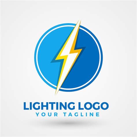 Premium Vector Vector Modern Minimal Business Lightning Logo Design