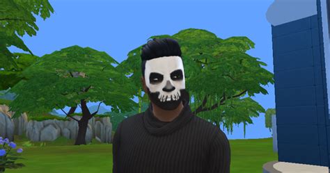 Sims 4 Cc Skull Face Paint