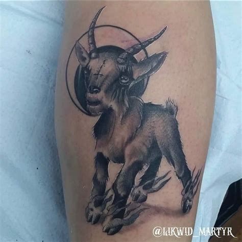 Traditional Goat Tattoo Photos