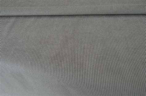 Mid Grey Upholstery Fabric Ribbed Effect Soft Textured Robust Durable