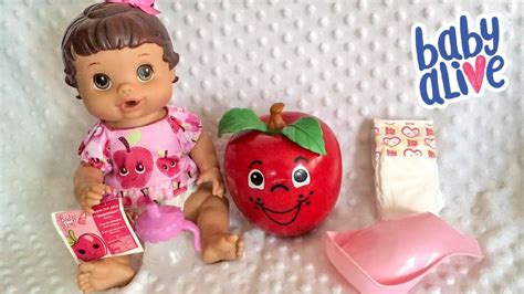 Feeding Baby Alive Apple Doll Juice Youtube