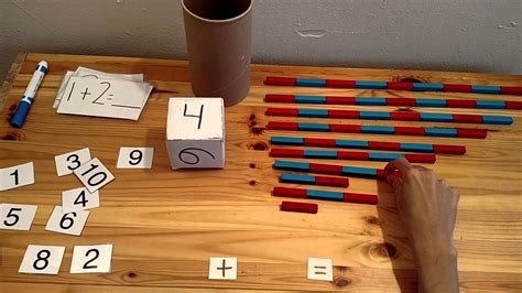 Montessori Math Activities For Counting And Addition With Rods Montessori Math Activities