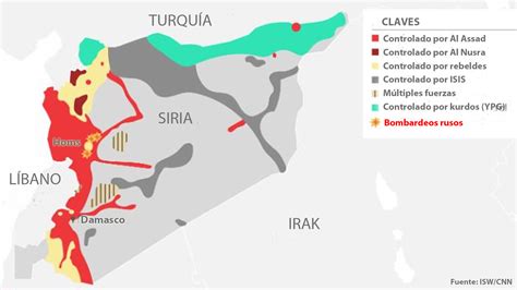El Mapa Del Conflicto En Siria Infobae