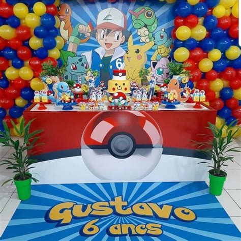 Festa Pokémon 70 Inspirações Criativas E Alegres Para Decorar