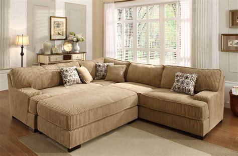 Furniture Ashley Furniture 3 Piece Sectional Sectional Sofa Intended For Ashley Corduroy Sectional Sofas 