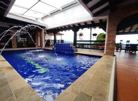 11 bedroom gym luxury villa heated pool jacuzzi colombia envigado
