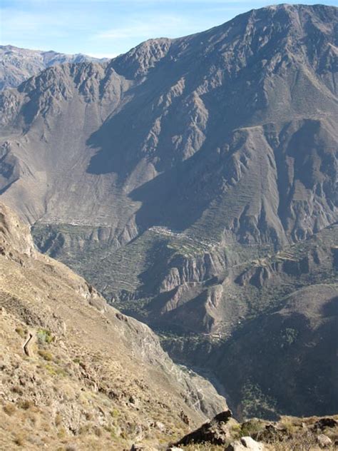 Colca Canyoncañon De Colca Cabanaconde To Chivay Colca Valleyvalle