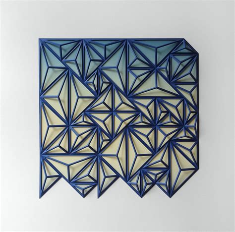 2018 — Matt Shlian Paper Sculpture Geometric Art Geometric Artists