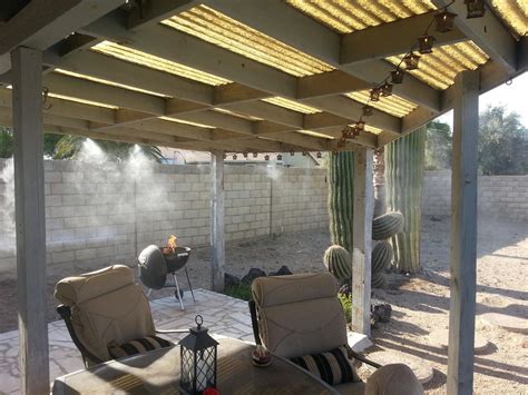 See how to make two versions of the patio mister on a personal use size. Homemade Outdoor Misting System - Homemade Ftempo