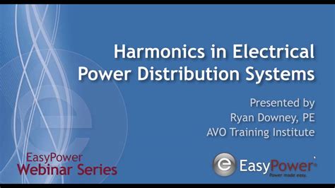 Harmonics In Electrical Power Distribution Systems Youtube