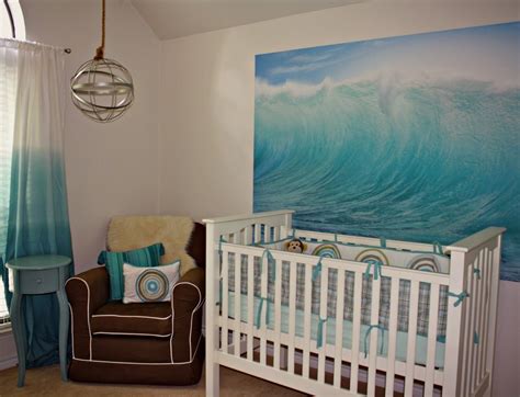 Wave Beach Theme Nursery Ocean Nursery Baby Nursery Themes Nautical