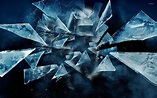 Dark scenes in the shattered glass wallpaper - Digital Art wallpapers ...